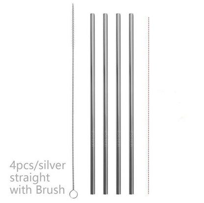 Colourful Reusable Stainless Steel Straws - The Number 1 Things