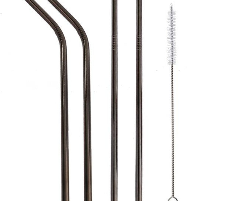 Colourful Reusable Stainless Steel Straws - The Number 1 Things