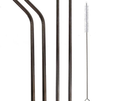 Colourful Reusable Stainless Steel Straws - The Number 1 Things