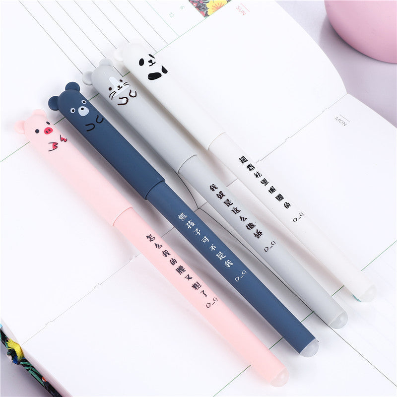 Erasable Pen Set Blue Erasable Neutral Full Needle Tube