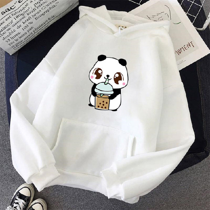 Lazy Style Loose Korean Style Hooded Top - The Number 1 Things