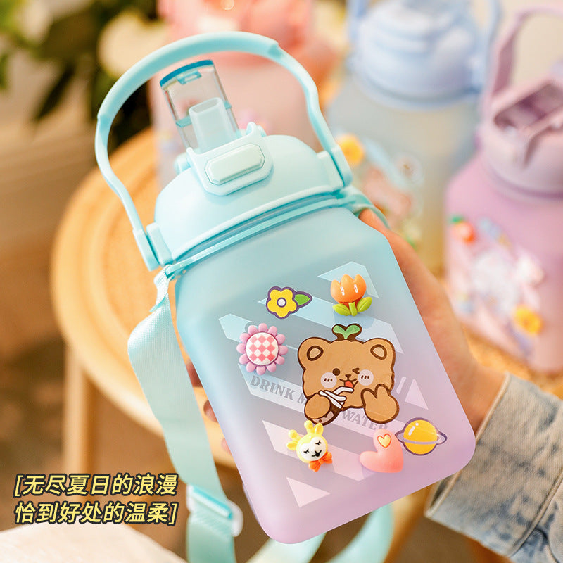 Summer Plastic Cup Frosted Creative Portable Male And Female - The Number 1 Things