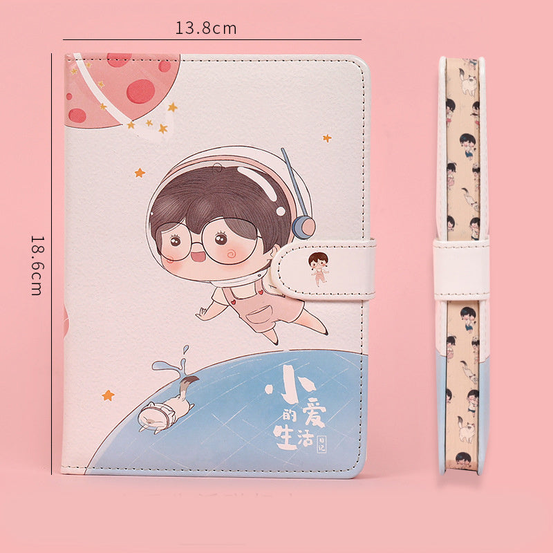 Fruit Print Notebook Planner Magnetic Buckle PU NoteBook Yearly Agenda Color Illustration Daily Plan Kawaii Stationery - The Number 1 Things