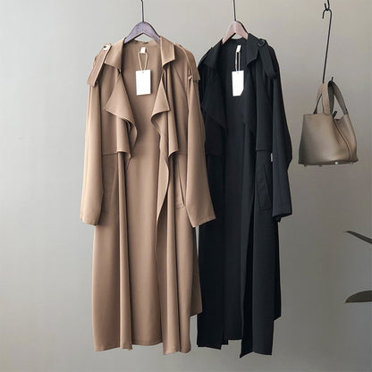 Elegant Long Trench Coat Women's Retro British Style - The Number 1 Things