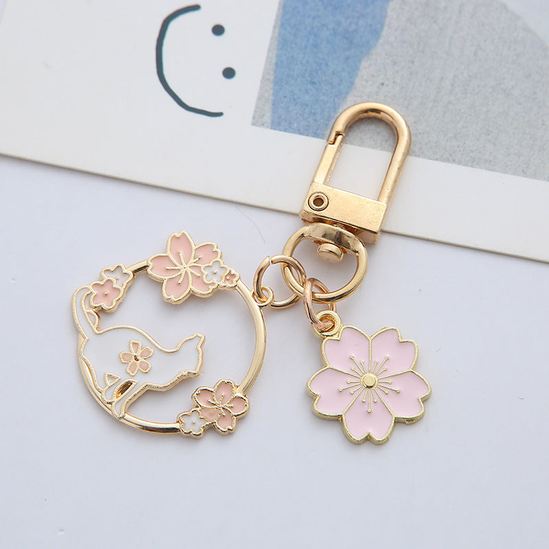 Cute Rabbit Cat Alloy Keychain Pendant - The Number 1 Things