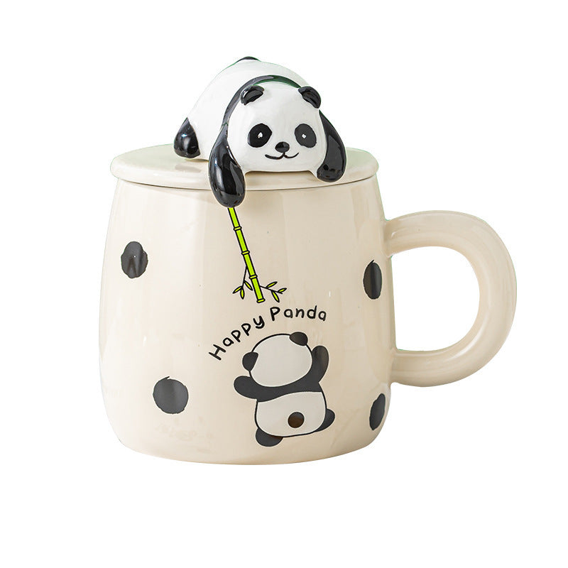 Lying Bear Interactive Cup With Cover With Spoon - The Number 1 Things
