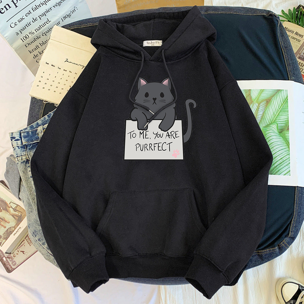 Girls Blank Solid Color Hoodie Sweater - The Number 1 Things