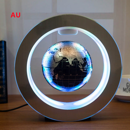 Round LED World Map Floating Globe Magnetic Levitation Light Anti Gravity Magic - The Number 1 Things