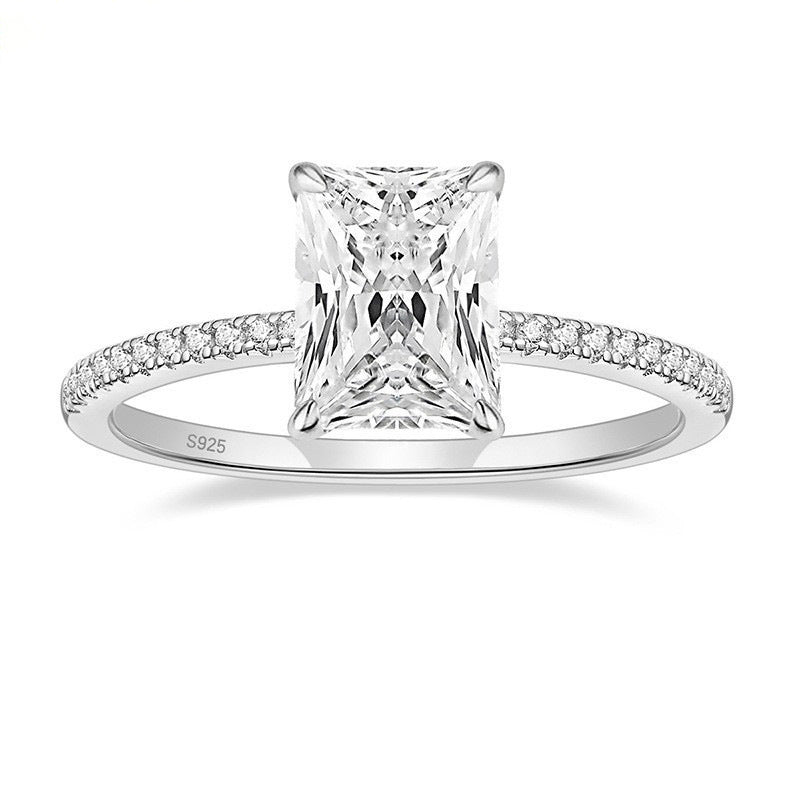 925 Silver Inlay Women's 3CT Rhinestone Ring - The Number 1 Things