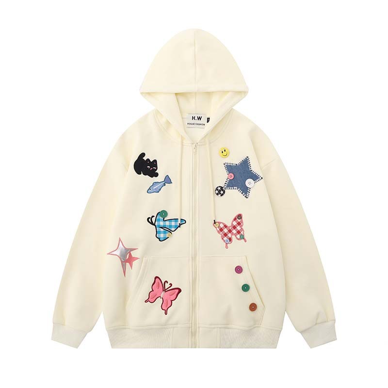 Retro Cute Animal Embroidered Sweater - The Number 1 Things