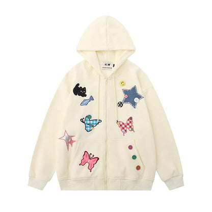 Retro Cute Animal Embroidered Sweater - The Number 1 Things
