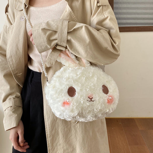 Rabbit plush shoulder bag - The Number 1 Things