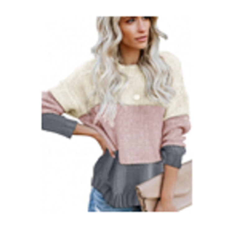 Women's Striped Color Block Pullover Sweater - The Number 1 Things