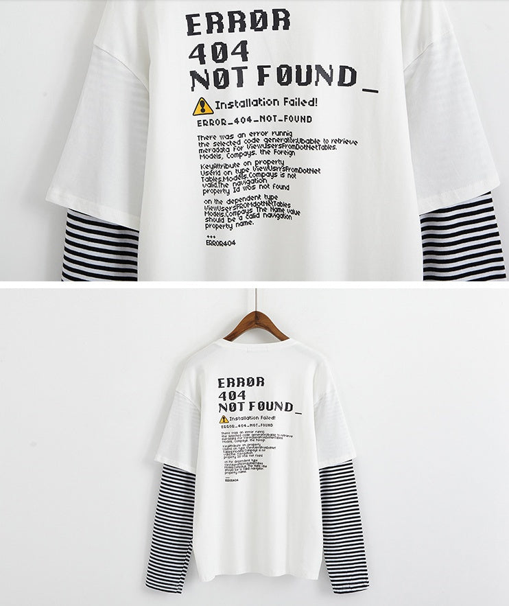 ERROR 404 LONG SLEEVE TEE - The Number 1 Things