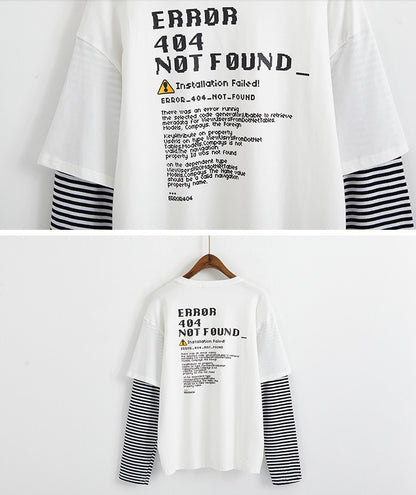 ERROR 404 LONG SLEEVE TEE - The Number 1 Things