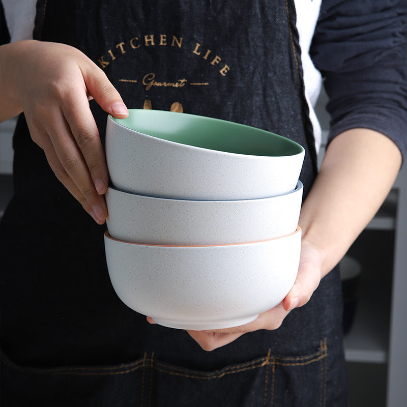 Frosted simple ceramic bowl - The Number 1 Things