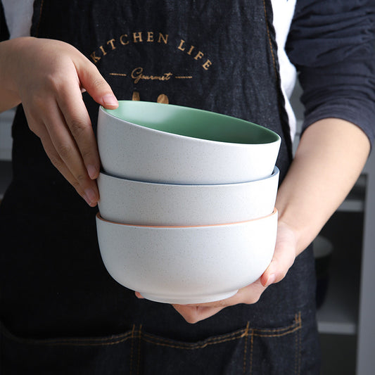 Frosted simple ceramic bowl - The Number 1 Things