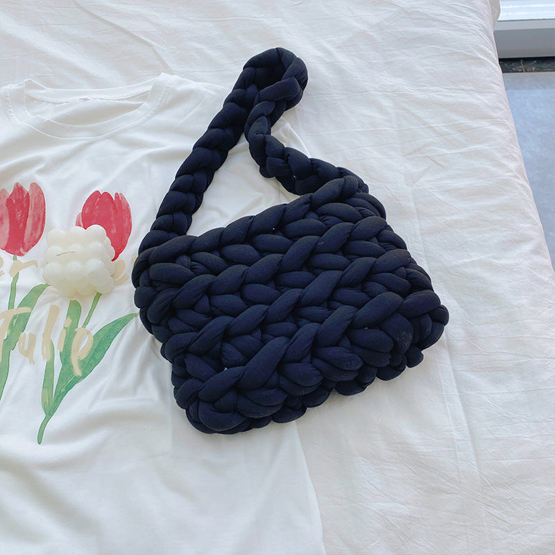 Icelandic Super Thick Wool Diy Hand Knitted Bag - The Number 1 Things