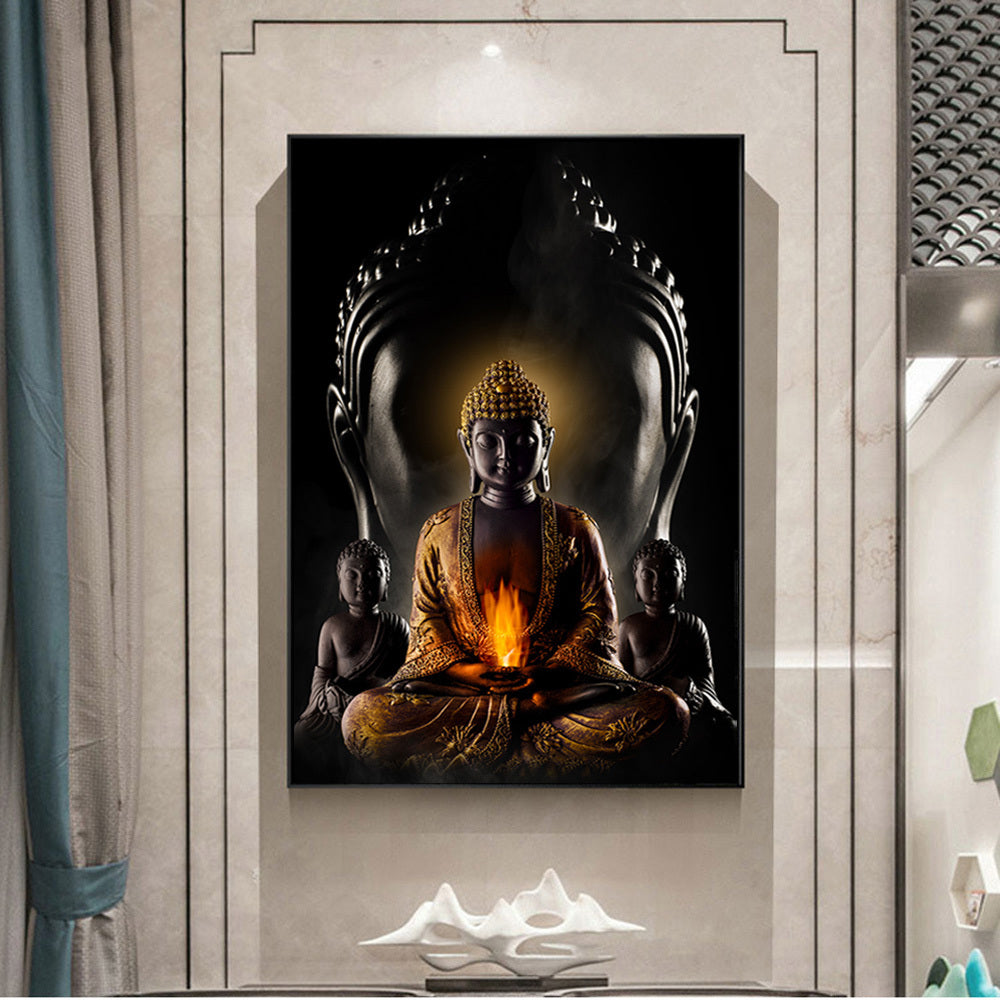 God Buddha Wall Art Canvas Modern Buddha Canvas Art Paintings On The Wall Canvas Pictures Buddhism Posters Wall Decor - The Number 1 Things