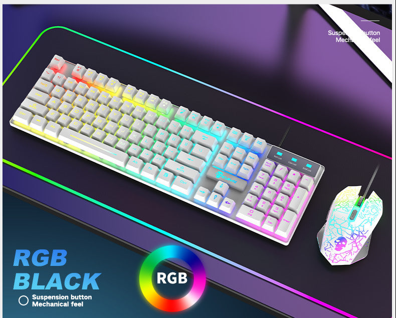 Luminous Keyboard And Mouse Set