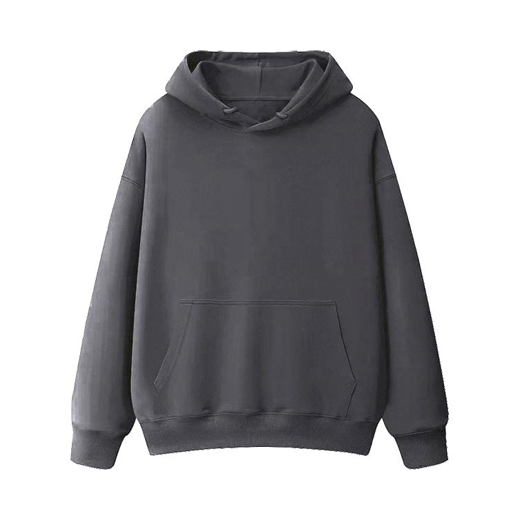 Combed Cotton Terry Hooded Sweater Solid Color Casual Men And Women Couple Style - The Number 1 Things