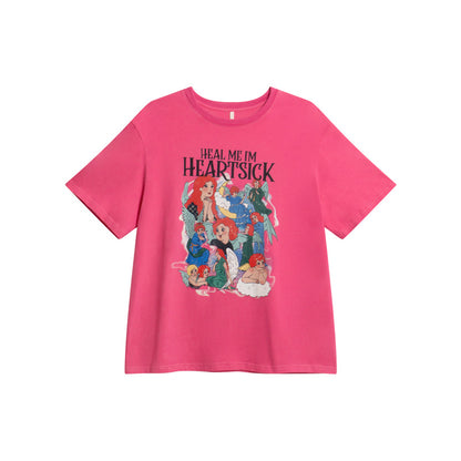 Women's New Loose And Slim Round Neck Printed Short Sleeve T-shirt - The Number 1 Things