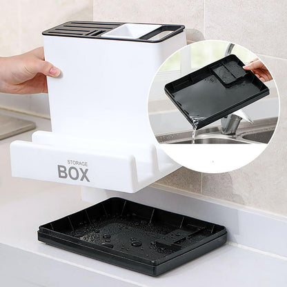 Tableware Storage Holders Kitchen Knife Plastic Storages Racks For Kitchen Convenience Cabinet Kitchen Gadgets - The Number 1 Things