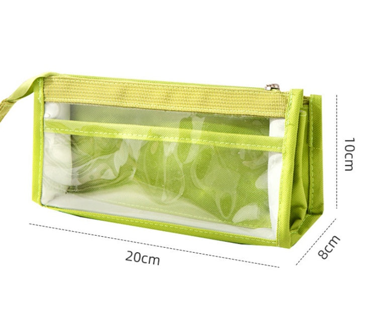 Large Capacity Six-layer Transparent Pen Bag Stationery For Primary School Students
