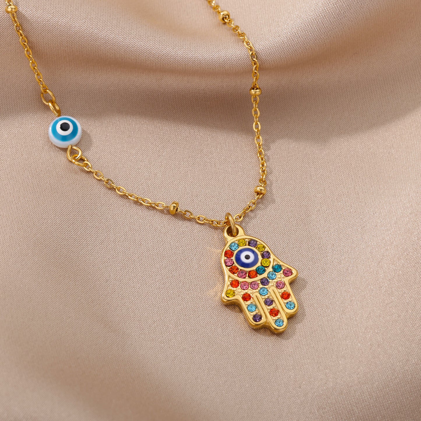 Fashionable Zircon Pendant Fatima Palm - The Number 1 Things