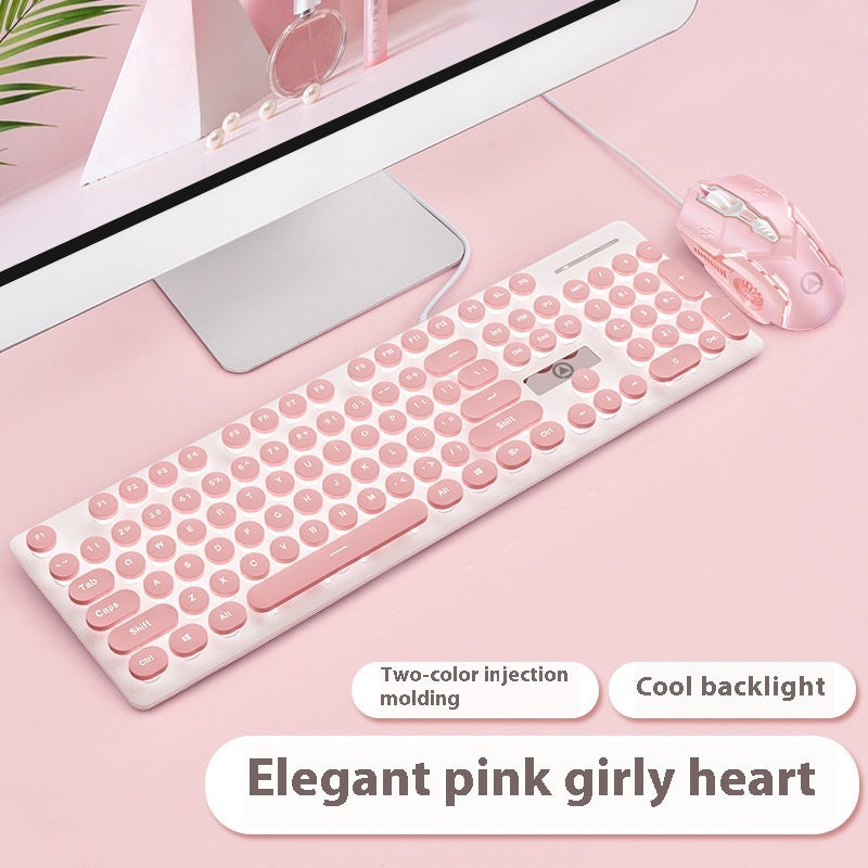 Punk Mechanical Feeling Keyboard Luminous Computer Notebook Accessories - The Number 1 Things