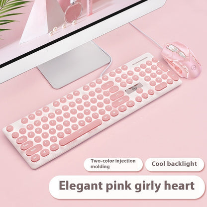 Punk Mechanical Feeling Keyboard Luminous Computer Notebook Accessories - The Number 1 Things