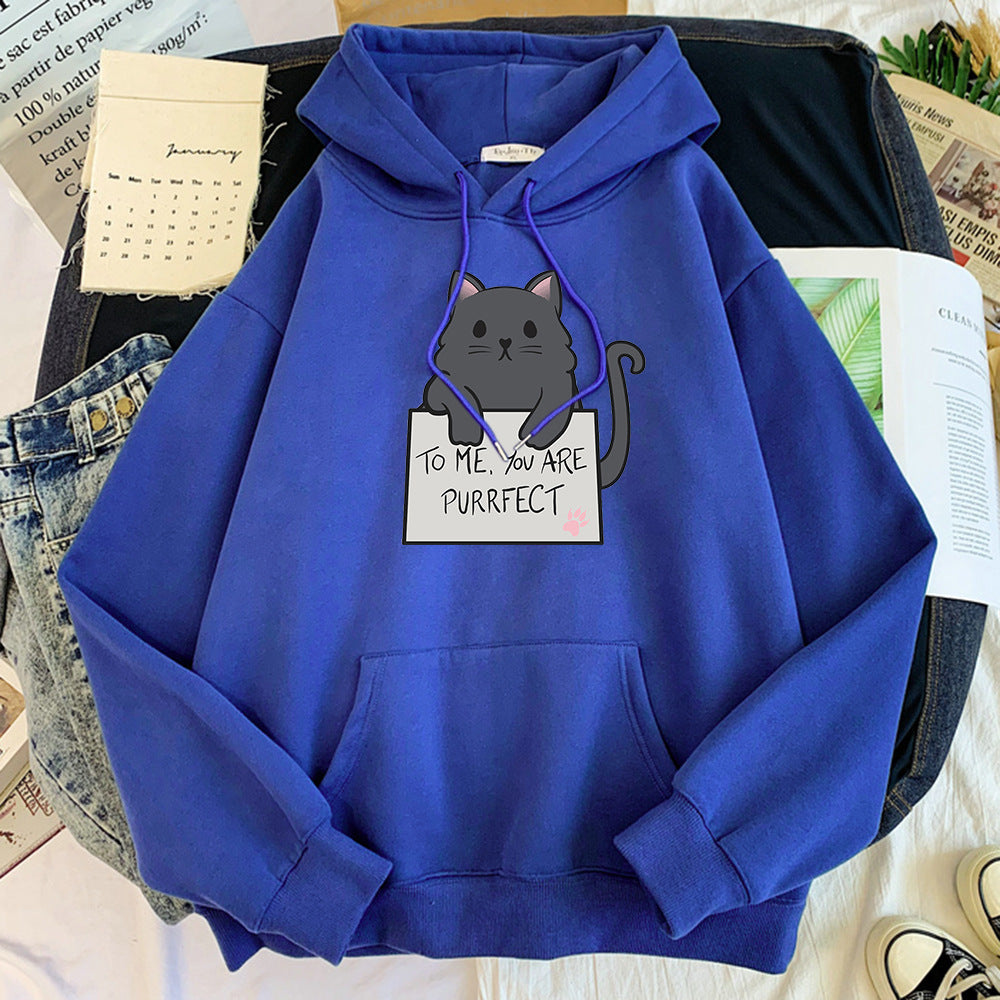 Girls Blank Solid Color Hoodie Sweater - The Number 1 Things