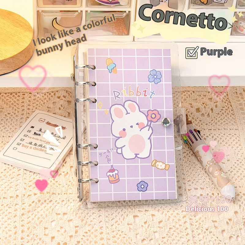 Cartoon Loose Spiral Notebook Cute Accounting Girl Heart Journal Book - The Number 1 Things