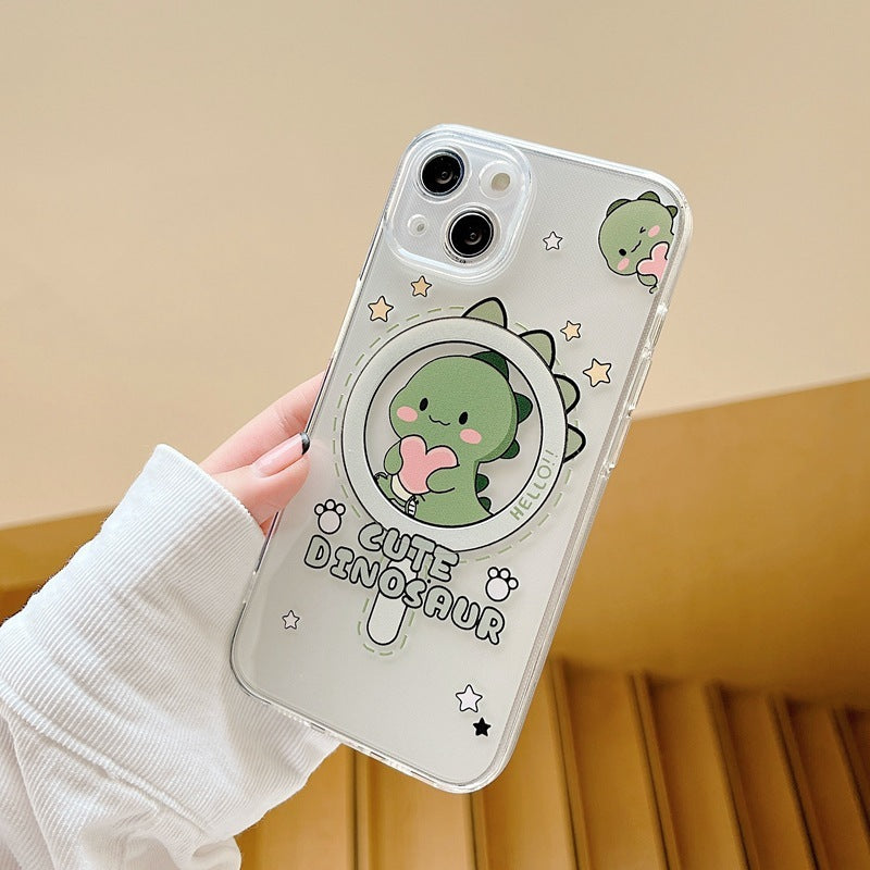 Cute Dinosaur Panda Magnetic Phone Case
