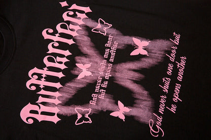 American High Street Butterfly Printed T-shirt For Men And Women - The Number 1 Things