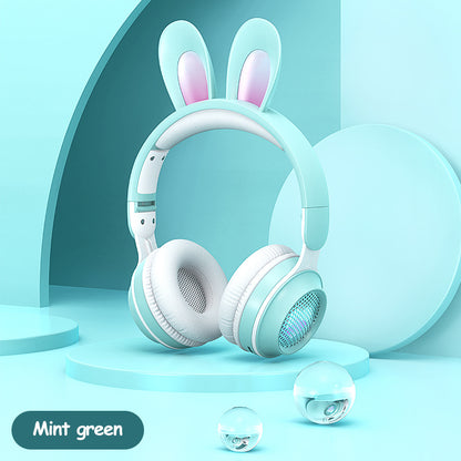 Rabbit Ear Headphones Wireless Luminous Extendable Wheat Headphones - The Number 1 Things