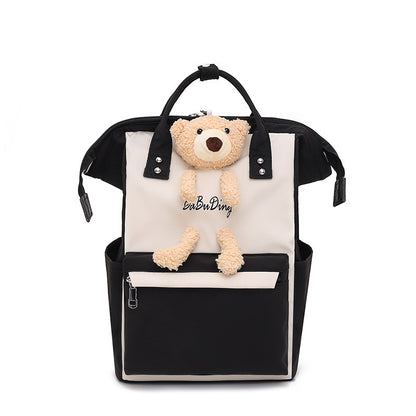 Fashion Cartoons On Both Shoulders Bear Doll Casual Bag - The Number 1 Things
