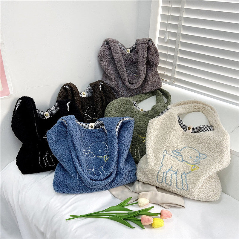 Lamb Bags Winter Shoulder Bag For Women Shopping Hnadbags - The Number 1 Things
