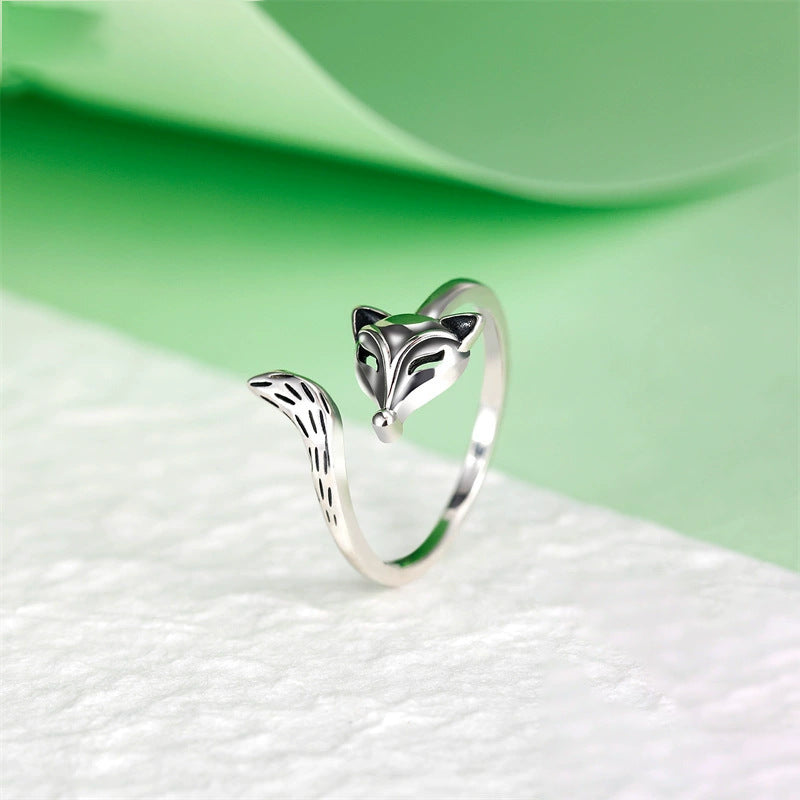 S925 Silver Unisex Fox Ring - The Number 1 Things