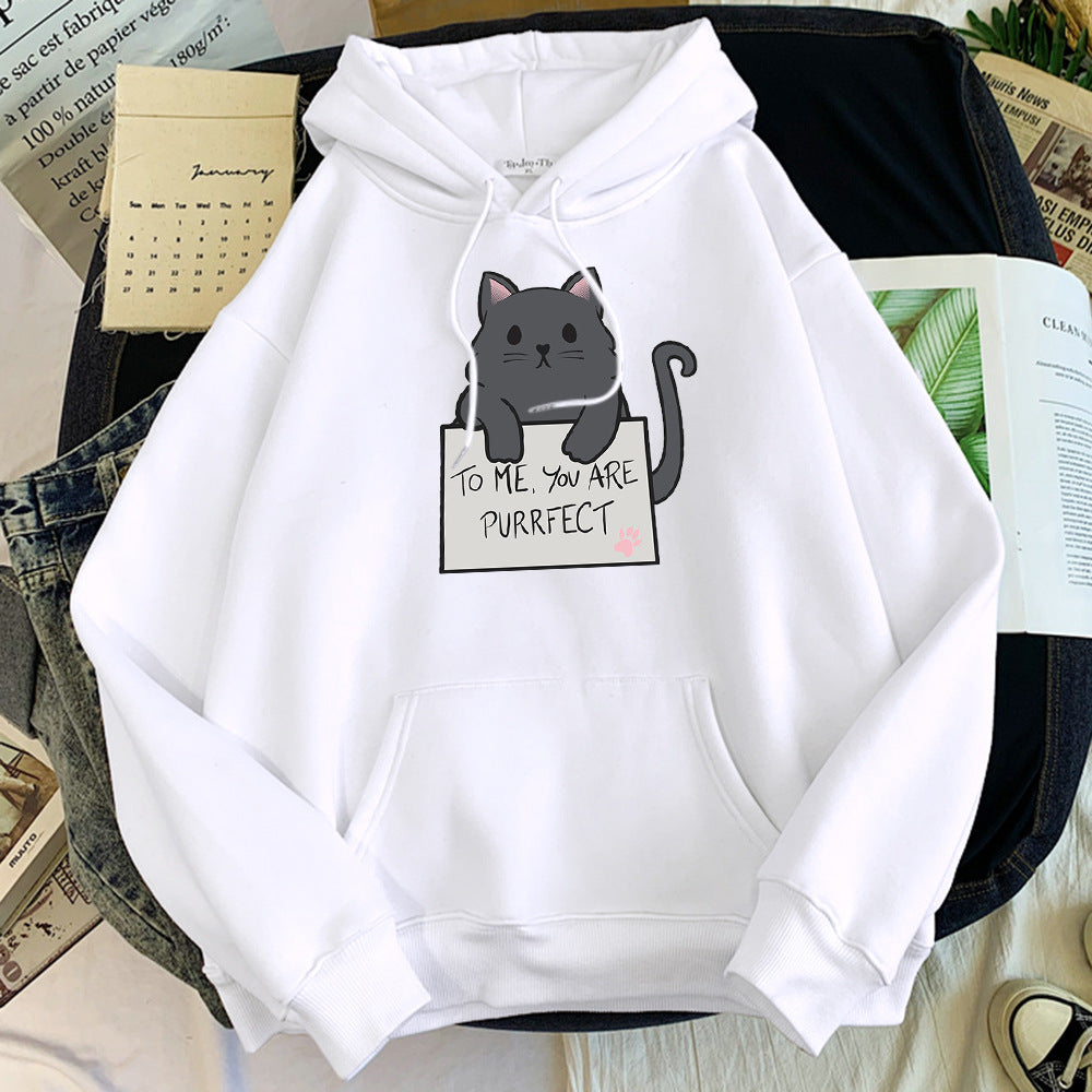 Girls Blank Solid Color Hoodie Sweater - The Number 1 Things