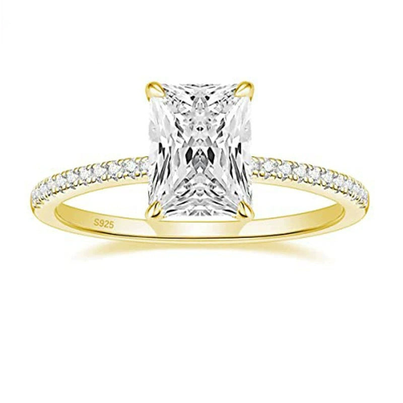 925 Silver Inlay Women's 3CT Rhinestone Ring - The Number 1 Things