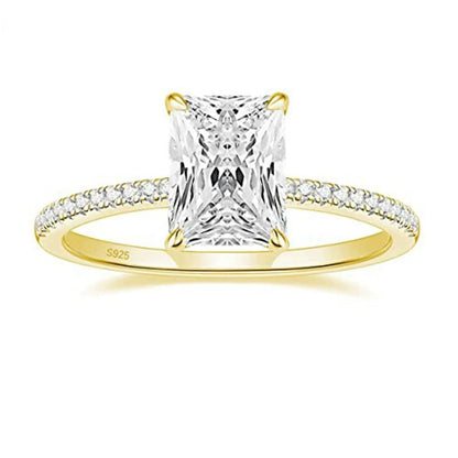 925 Silver Inlay Women's 3CT Rhinestone Ring - The Number 1 Things