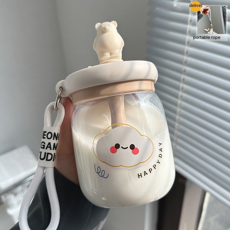 Water Cup Girl Cute Straw Blending Cup - The Number 1 Things