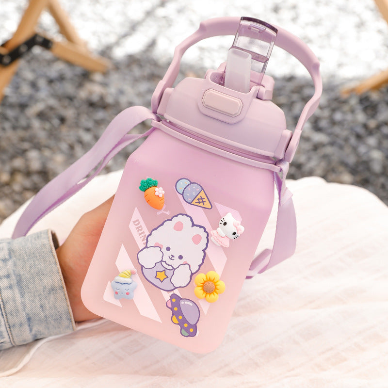 Summer Plastic Cup Frosted Creative Portable Male And Female - The Number 1 Things
