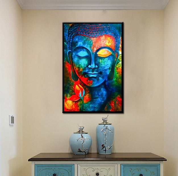 God Buddha Wall Art Canvas Modern Buddha Canvas Art Paintings On The Wall Canvas Pictures Buddhism Posters Wall Decor - The Number 1 Things