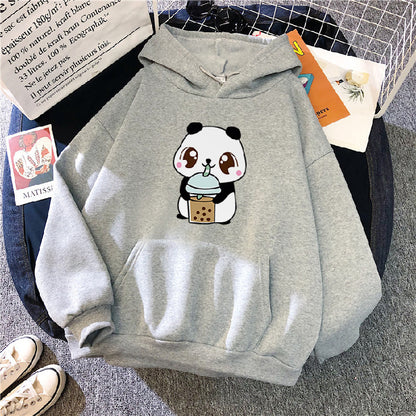 Lazy Style Loose Korean Style Hooded Top - The Number 1 Things