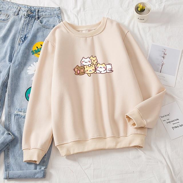 New Printed Sweater Loose Casual Men And Women Loose Round Neck Top - The Number 1 Things