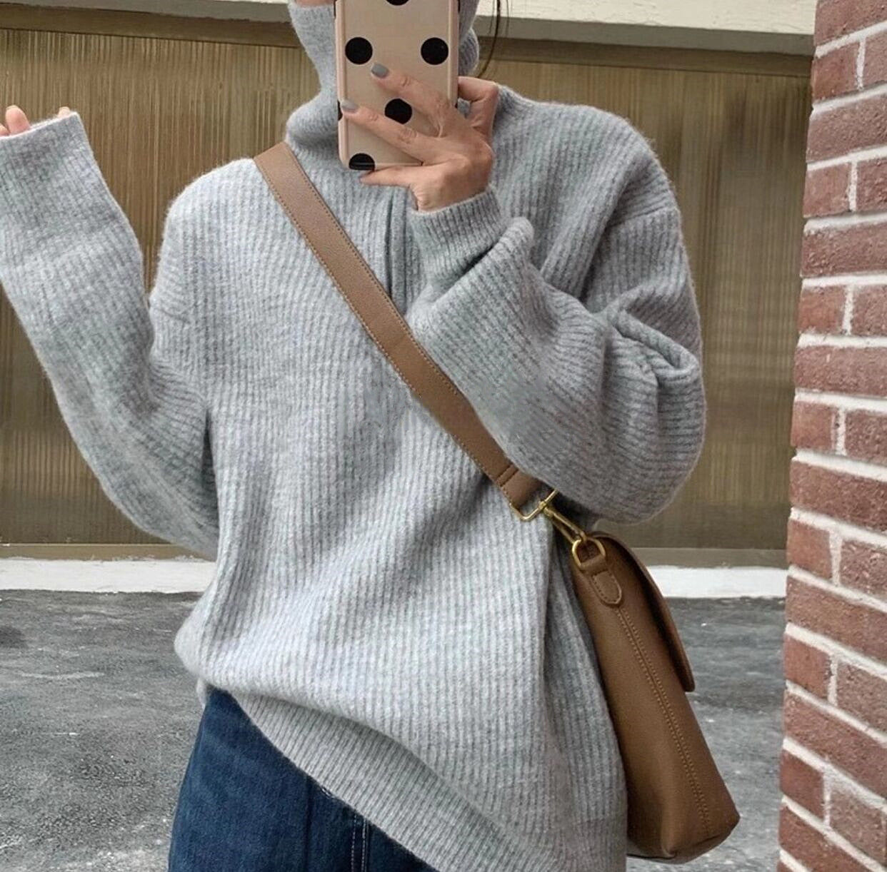 Autumn And Winter Gentle Stand Collar Sweater Cardigan Coat Loose Women - The Number 1 Things