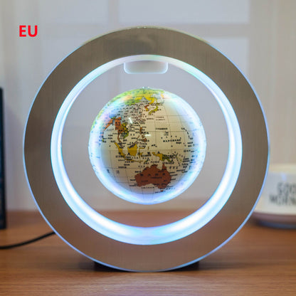 Round LED World Map Floating Globe Magnetic Levitation Light Anti Gravity Magic - The Number 1 Things