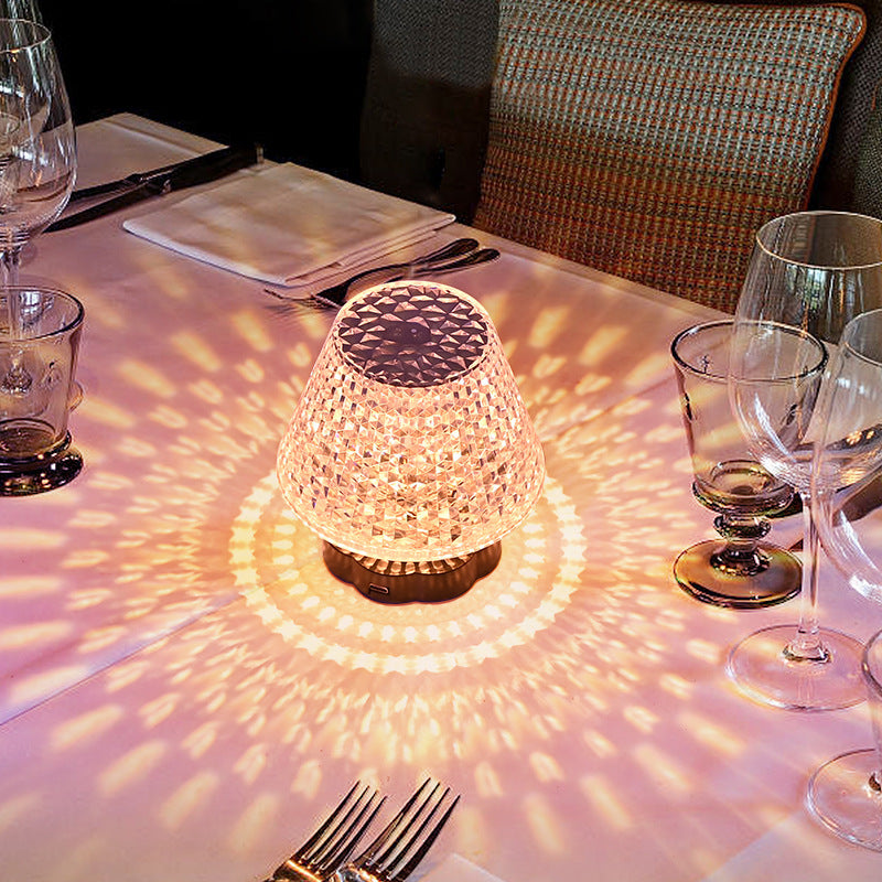 Diamond Crystal Lamp Table Light USB Touch Sensor Bar Table Lamp Dimming Beside Lamp LED Night Light For Restaurant Wedding - The Number 1 Things